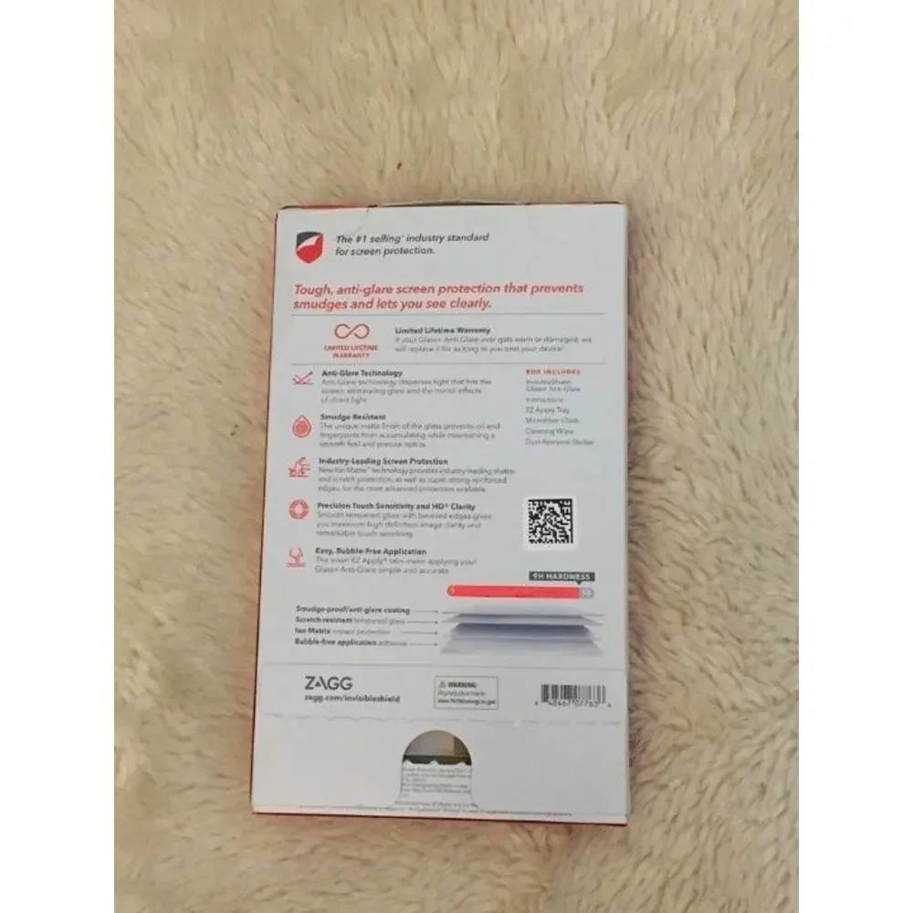 ZAGG Apple iPhone XR InvisibleShield Glass+ Smudge Proof Screen Protector